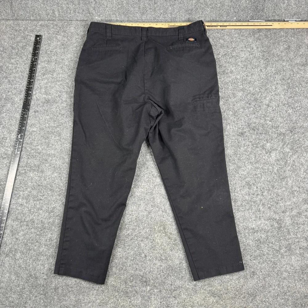 Dickies Pants Mens Size 40x30 Black Straight Leg Durable Twill Workwear Casual